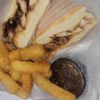 Best Jerk Chicken Sandwich w. Cassava (Yucca) Fries in East Haven, CT